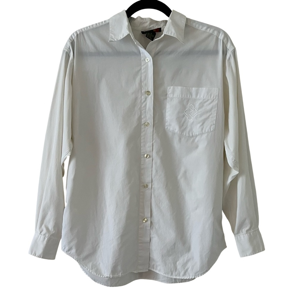 Charter Club White Button Down Shirt